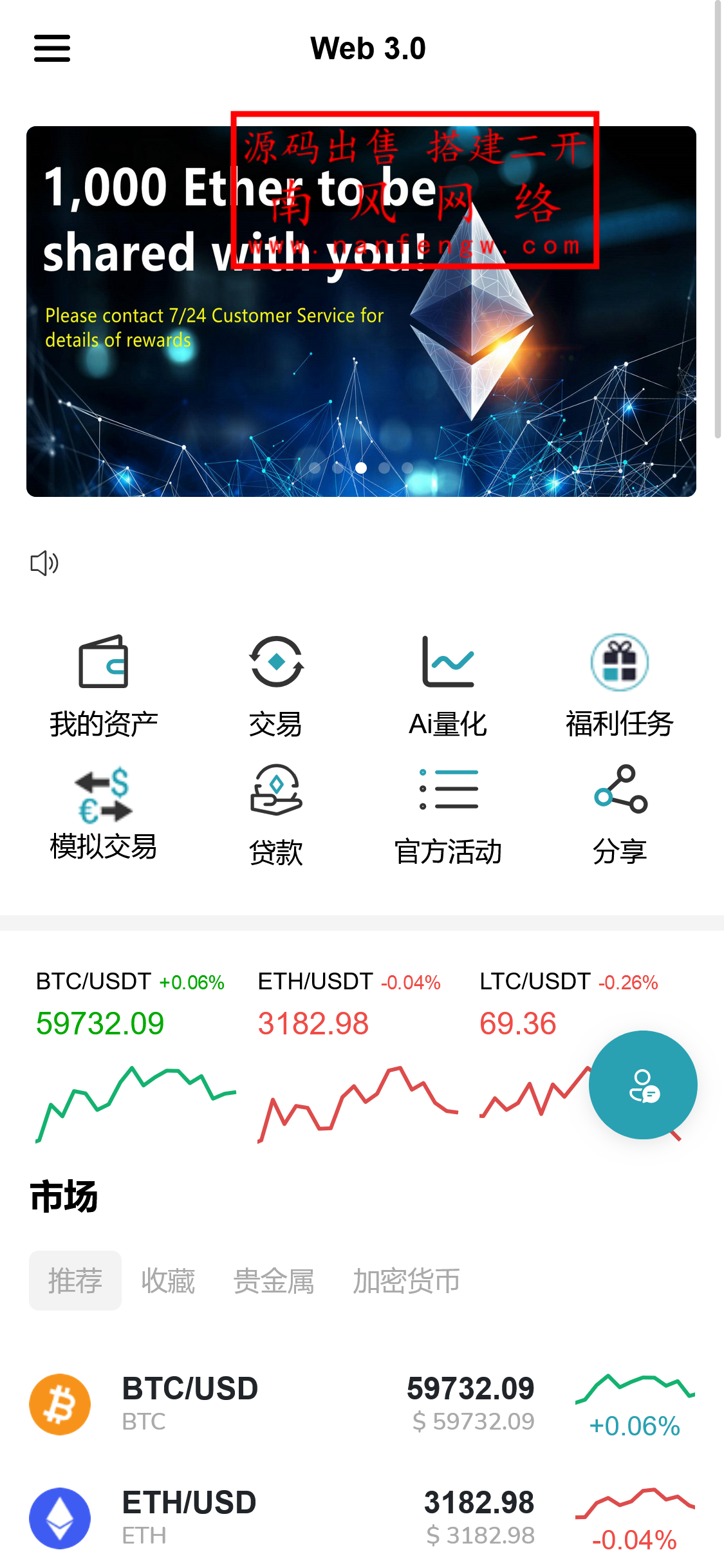 多语言DAPP交易所系统秒合约交易借贷AI量化系统