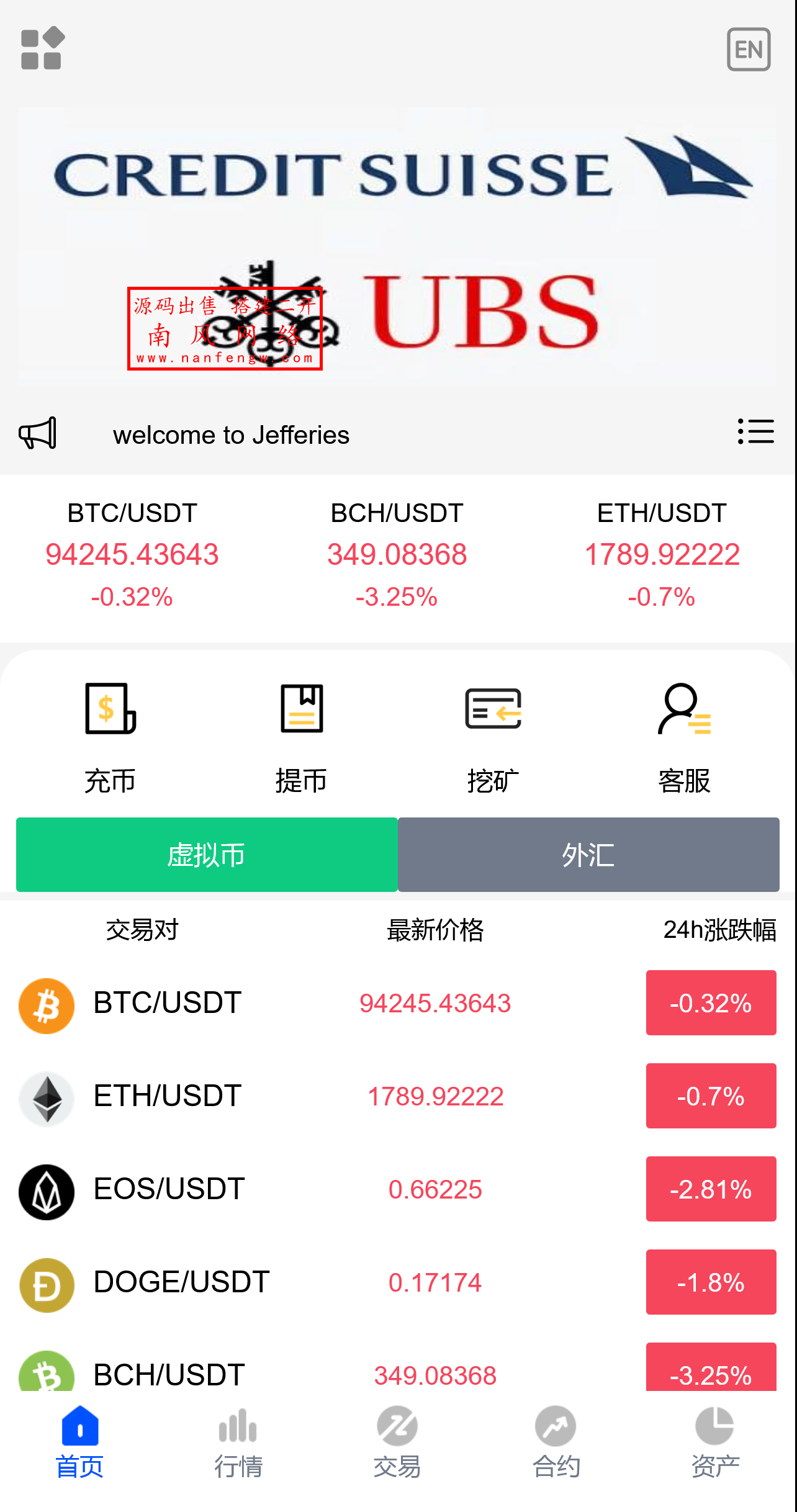 多语言外汇源码微交易源码微盘源码交易所源码